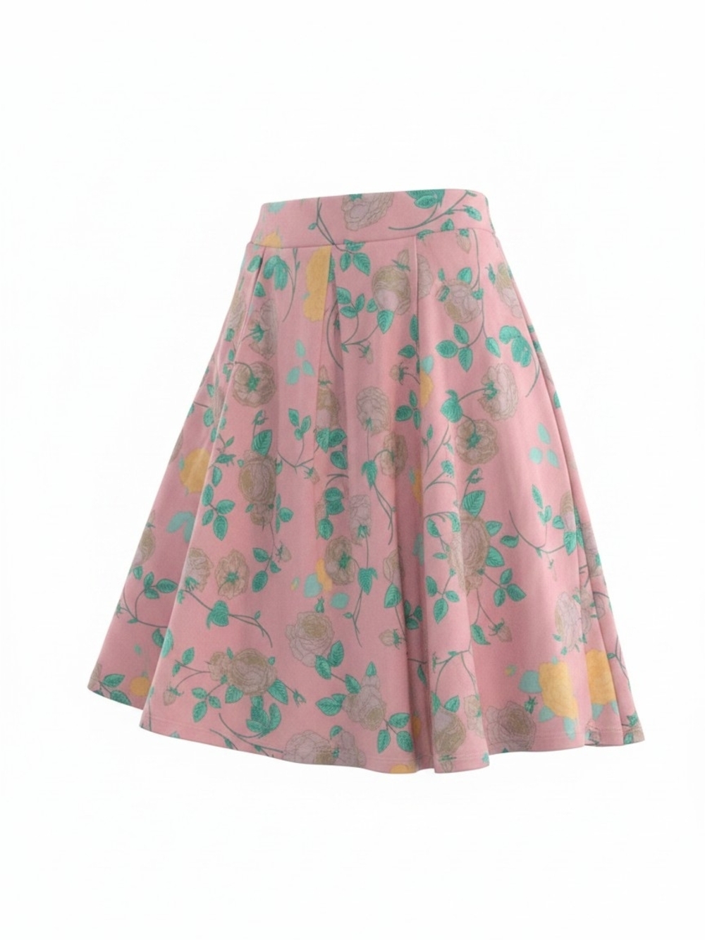 LuLaRoe Floral Pink A-Line Skirt